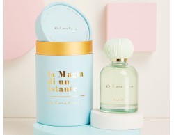 Bomboniera Matrimonio Claraluna Diffusore Grande Azzurro con Tappo in Gesso