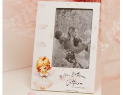 Bomboniera Claraluna portafoto angioletto personalizzabile