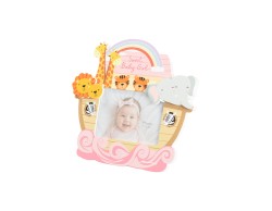 Bomboniera Harmony PORTA FOTO LEGNO GIRL ARCA DI NOE CON BOX E FAZZOLETTO su Bomboniere Dolci Emozioni