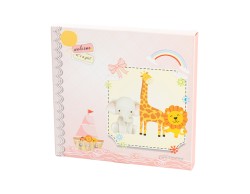 Bomboniera Harmony PORTA FOTO LEGNO GIRL ARCA DI NOE CON BOX E FAZZOLETTO su Bomboniere Dolci Emozioni