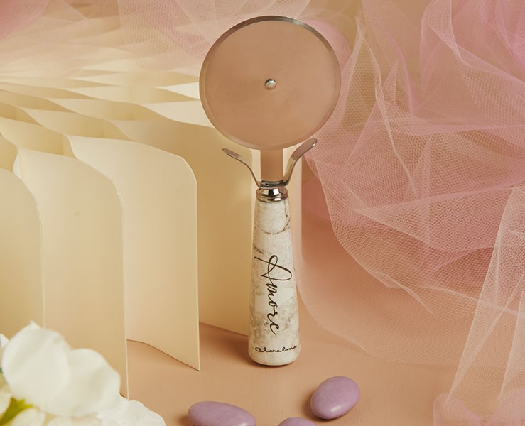 Bomboniera Matrimonio Claraluna 2026 Taglia Pizza Claraluna decoro Amore