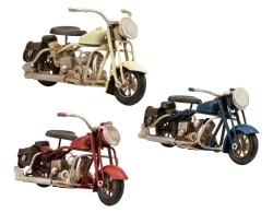 Bomboniera Prima comunione Harmony motocicletta metallo 3 colori assortiti rosso crema blue