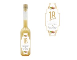 Bomboniera 18&deg; compleanno - Crema di Liquore alle Nocciole 100 ml