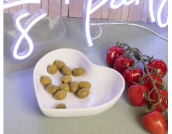 Bomboniera Matrimonio Claraluna ciotola grande bianca cuore