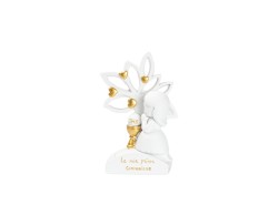Bomboniera harmony ALBERO CON BIMBA COMUNIONE GOLD RESINA CON BOX E SACCHETTO
