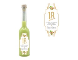 Bomboniera 18&deg; compleanno - Crema di Liquore al pistacchio 100 ml