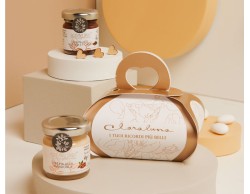 Bomboniera Claraluna con Crema Nocciola e Crema Mandorla