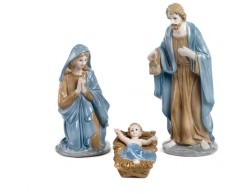 Set Natività  3 Soggetti in Porcellana