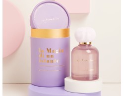 Bomboniera Matrimonio Claraluna Diffusore Grande Viola con Tappo in Gesso