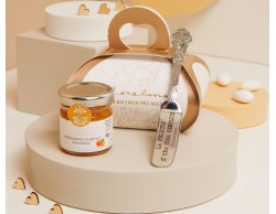 Bomboniera Claraluna con Marmellata Mandarino e Crema alla Mandorla
