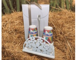 Bomboniera Matrimonio Mariella Martini Porta Bicchieri Acqua con 20 bicchieri