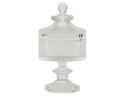 Bomboniera Matrimonio Harmony scatola con piede vetro