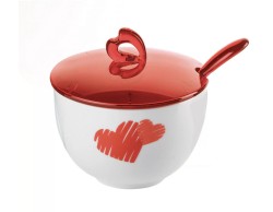 ZUCCHERIERA C/CUCCHIAINO LOVE GUZZINI