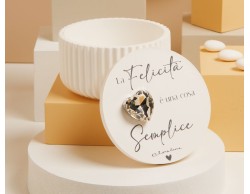 bomboniera claraluna scatolina con cuore silver