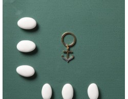 Portachiavi Oro Ancora piccolo
