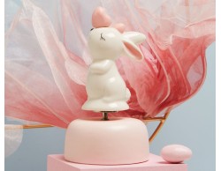 Bomboniera Nascita Battesimo Claraluna Carillon Coniglietto rosa 2025