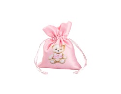 Harmony SACCHETTO ROSA CON ORSETTO STAMPATO