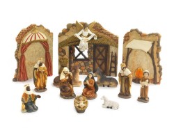 Set Presepe con Capanna Componibile