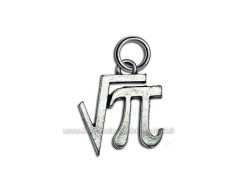 Bomboniera Laurea Ciondolo matematica in Metallo Argentato - Bomboniera Made in Italy