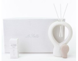 Bomboniera Battesimo comunione Le stelle Profumatore Mongolfiera Porcellana