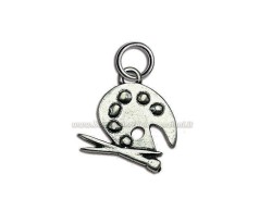 Bomboniera Laurea Ciondolo arte in Metallo Argentato - Bomboniera Made in Italy