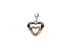 Charms doppio cuore