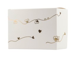 Bomboniera Prima comunione Harmony vespa porcellana con cuore oro con led su Bomboniere Dolci Emozioni