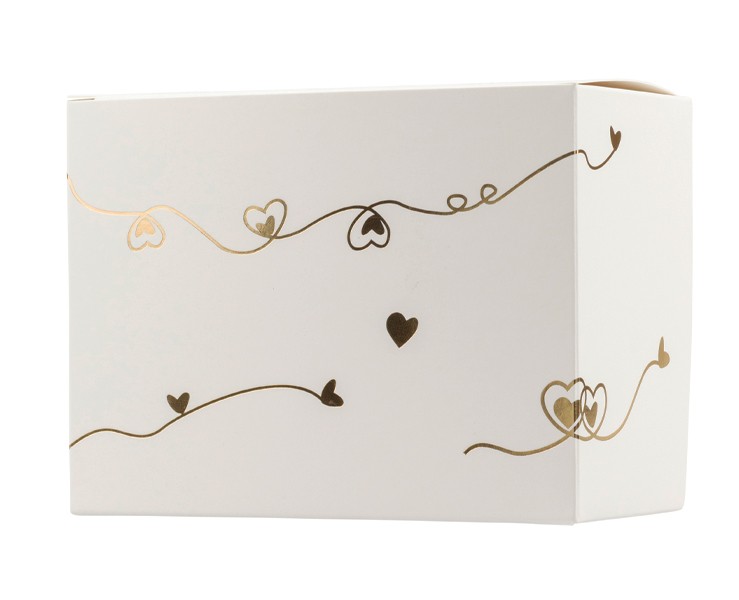 Bomboniera Prima comunione Harmony vespa porcellana con cuore oro con led su Bomboniere Dolci Emozioni