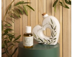 Bomboniera Matrimonio Claraluna Oliera grande cuore con olio