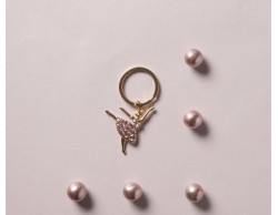 portachiave oro Ballerina grande