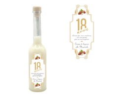 Bomboniera 18&deg; compleanno - Crema di Liquore alle Mandorle 100 ml
