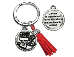 Bomboniera laurea dams portachiavi con scatola