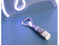 Bomboniera Matrimonio Claraluna Apribottiglie Blu e tortora