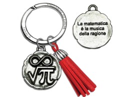 Bomboniera laurea matematica portachiavi con scatola