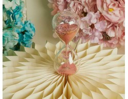 Bomboniera Claraluna 2026 Clessidra con Cuore rosa