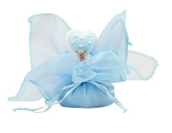 Sacchetto harmony 2024 ORSETTO BOY 3D MONGOLFIERA RESINA CON FAZZOLETTO