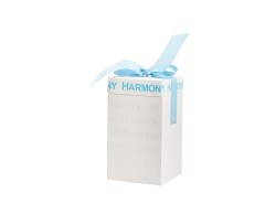 Bomboniera Harmony CARILLON ORSETTO CELESTE CON CORONA PORCELLANA CON BOX E SACCHETTO su Bomboniere Dolci Emozioni