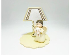 Bomboniera Prima Comunione Mariella Martini lampada profumatore con angioletto e orsetto