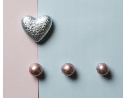 Magnete cuore azzurro opaco claraluna