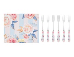 Bomboniera Matrimonio Le Stelle set 6 pz forchettine STRIPES AND ROSES