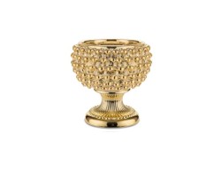 Vaso, Soprammobile, centrotavola pigna ORO