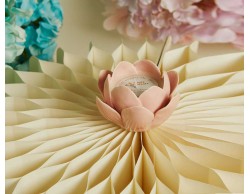 Bomboniera Claraluna 2026 candela ninfea rosa