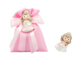 Sacchetto harmony 2024 con magnete principessa resina con cuore oro assortito in 2 modelli