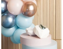 Bomboniera Comunione Battesimo Cresima Claraluna scatolina cuore bianca - azzurra