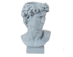 Vaso e Soprammobile Scultura TESTA DAVID CARTA DA ZUCCHERO