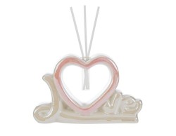 Bomboniera Matrimonio le stelle Profumatore Cuore Love in Porcellana  bomboniera romantica