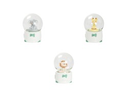 Bomboniera Harmony SFERA DI NEVE JUNGLE AMIMALS 3 ASSORTITI CON BOX E SACCHETTO