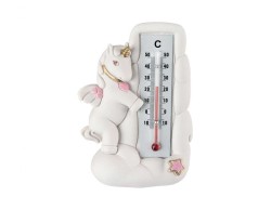Bomboniere Battesimo Bongelli PEGASO CAVALLINO TERMOMETRO ROSA