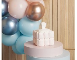 Bomboniera Comunione Battesimo Cresima Claraluna scatolina quadrata bianca e rosa