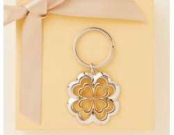 Portachiavi Quadrifoglio anello claraluna